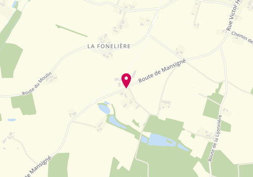 Plan de Ide Sylvain Lunel, Route Mansigne, 72510 Requeil