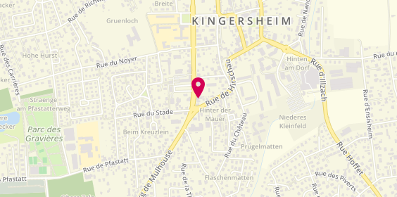 Plan de Sgie, 1 Rue de Hirschau, 68260 Kingersheim