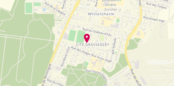 Plan de Sdms, 14 Rue Copernic, 68310 Wittelsheim