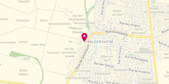 Plan de Elec BS, 8A Rue de Sausheim, 68390 Baldersheim