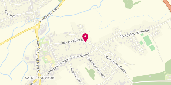 Plan de Equipement Electrique Hueber, 17 Rue Maréchal Foch, 70300 Saint-Sauveur