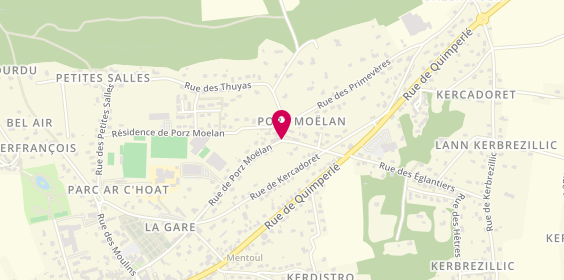 Plan de Ad Elec Services, 19 Rue de Porz Moëlan, 29350 Moëlan-sur-Mer