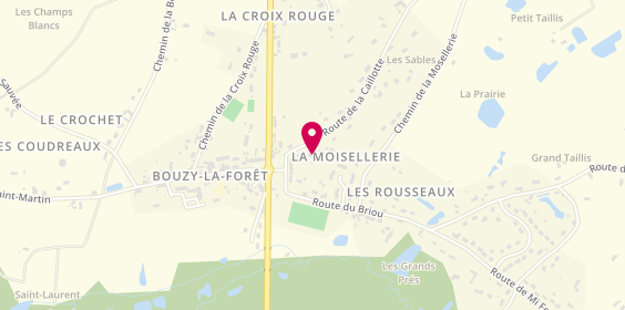 Plan de Bouzy Multiservice Dépannage, 14 Route de la Caillotte, 45460 Bouzy-la-Forêt
