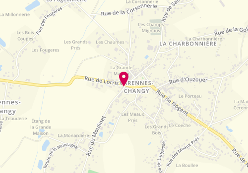 Plan de Entreprise Gaume Claude, 12 Rue du Moulinet, 45290 Varennes-Changy