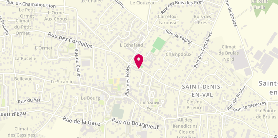 Plan de Groleau Solutions, 74 Rue Champdoux, 45560 Saint-Denis-en-Val