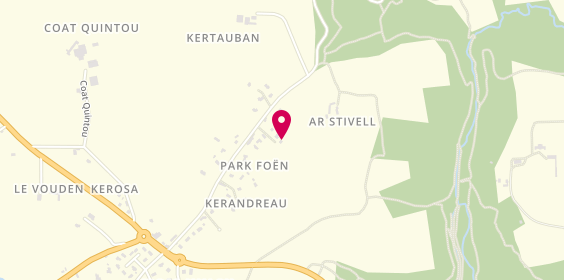 Plan de BRETON Serge, 50 Route de Kerstrad, 29940 La Forêt-Fouesnant