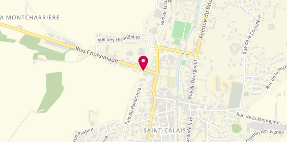 Plan de Ecp Saint Calais, 14 avenue Coursimault, 72120 Saint-Calais
