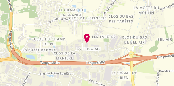 Plan de Cegelec Orléans Tertiaire, 50 Rue du Champ Prieur, 45400 Semoy