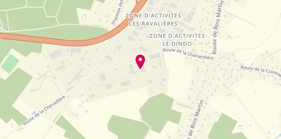 Plan de Sygmatel électricité - Agence Sarthe, 6 Rue de la Sapinière, 72560 Changé