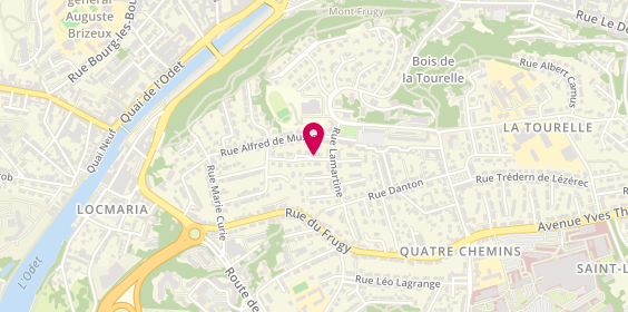 Plan de Arnaud Bouny, 20 Rue Guillaume Bougeant, 29000 Quimper