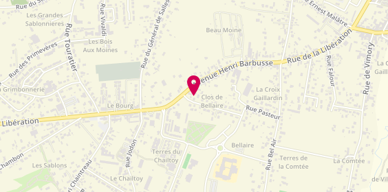Plan de LC électricité, 1 Rue Pasteur, 45700 Villemandeur