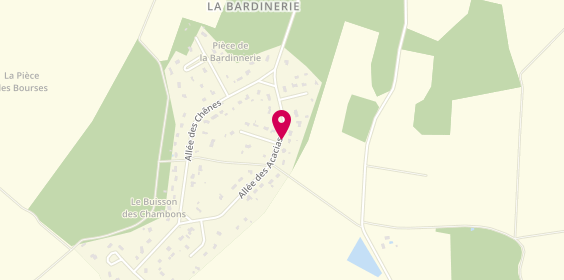 Plan de DG-Elec, La Bardinerie 14 Allée Acacias, 45210 La Selle En Hermois