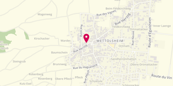 Plan de Ateg, 80 Rue Herzog, 68920 Wettolsheim