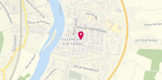 Plan de Yovo Edem, 1 Rue du Commerce, 89500 Villeneuve-sur-Yonne