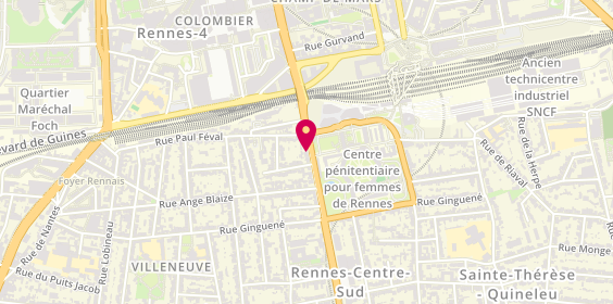 Plan de RATTE Thibaut, 52 Rue Alma, 35000 Rennes