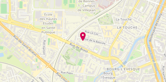 Plan de Regnault, 51 Rue de la Bascule, 35000 Rennes