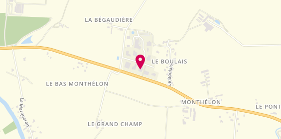 Plan de Bernard Electricité, 6 Zone Artisanale le Boulais, 35690 Acigné
