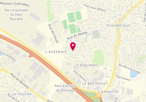 Plan de Xavier Viet Multi-Travaux, 18 Rue du Petit Jardin, 35137 Pleumeleuc