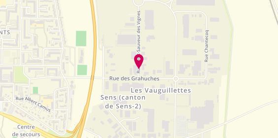 Plan de Eiffage, Zone Industrielle des Vauguillettes
2 Rue Saint-Sauveur des Vignes, 89100 Sens