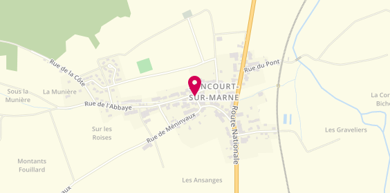 Plan de Tout Elec Bossu Christophe, 1 Rue Mairie, 52320 Soncourt-sur-Marne