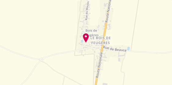 Plan de CHAILLOU Bernard, Bois de Feugeres
3 Rue du Moulin, 28800 Bouville
