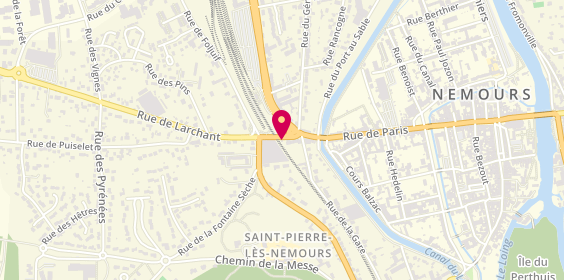 Plan de Sse-Dussart, 15 place de la Gare, 77140 Saint-Pierre-lès-Nemours
