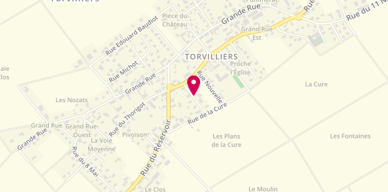 Plan de AC Electricité, 1 Rue Cordonnier, 10440 Torvilliers