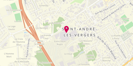 Plan de Ai Troyes Agenceur d'Interieurs, 7 Rue Gustave Eiffel, 10120 Saint-André-les-Vergers