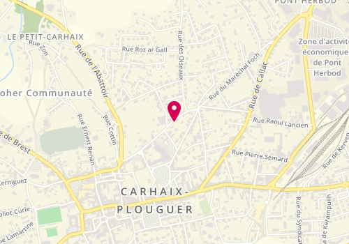 Plan de Troadec, 18 Rue de Bazeilles, 29270 Carhaix-Plouguer