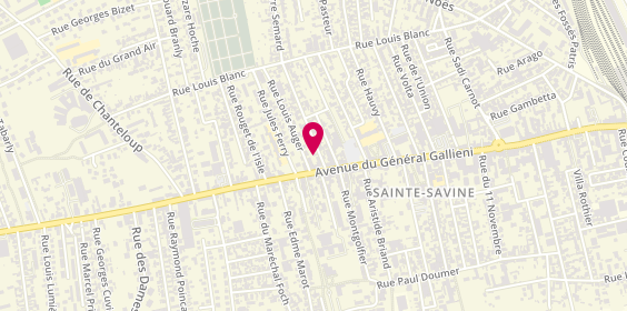 Plan de Electricite Generale Levasseur, 1 Rue Gabriel Péri, 10300 Sainte-Savine