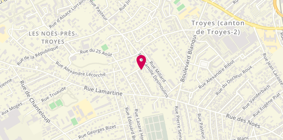 Plan de Schmutz Solutions Services, 8 Rue Jules Verne, 10420 Les Noës-près-Troyes
