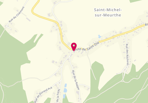 Plan de Ininstal, 9 Rue de la Forêt, 88470 Saint-Michel-sur-Meurthe