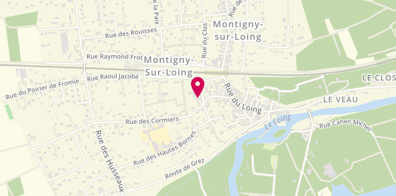 Plan de Bannery Grapperon ETS, 8 Rue des Corvées, 77690 Montigny-sur-Loing