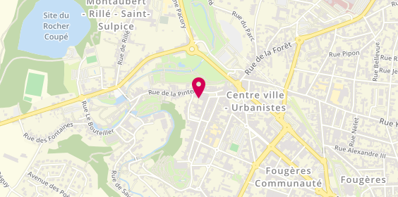 Plan de Luluservices, 10 Rue Nationale, 35300 Fougères