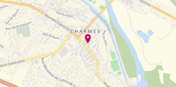 Plan de CAREL Antennes Tele Vente Christophe, 4 Rue Anne Liégeois, 88130 Charmes