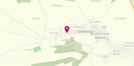 Plan de Bertrand Electricité, 67 Grande Rue, 52300 Mussey-sur-Marne