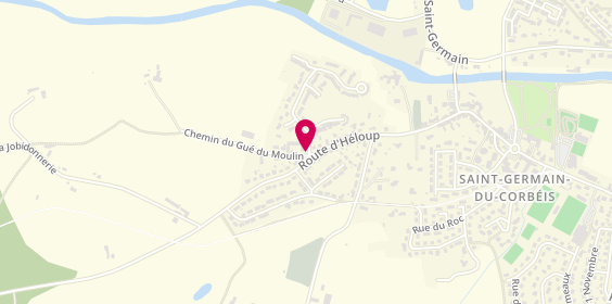 Plan de ROSAY Christophe, 38 Route Heloup, 61000 Saint-Germain-du-Corbéis