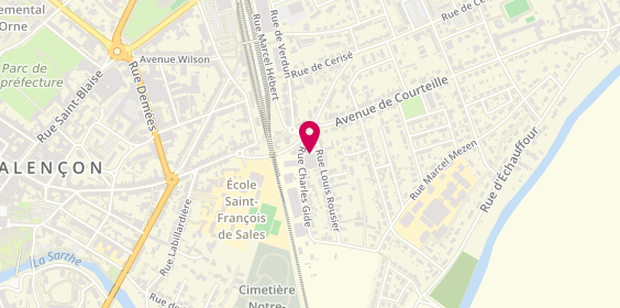 Plan de Anten élec M. Almolda Gilles, 4 Rue Louis Rousier, 61000 Alençon