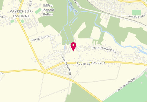 Plan de Entreprise Bosredon, 95 Ter Route Ruchère, 91820 Vayres-sur-Essonne