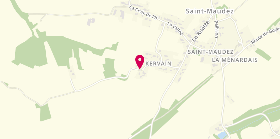 Plan de DL Elec, 14 Kervain, 22980 Saint-Maudez