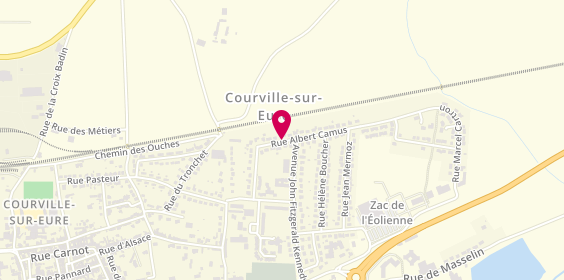 Plan de Voltelect, 1 Rue Aristide Briand, 28190 Courville-sur-Eure