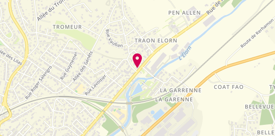 Plan de MEVEL Gérard, 141 Rue de la Tour d'Auvergne, 29800 Landerneau