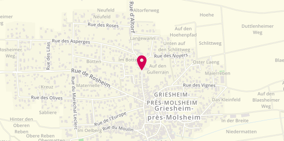 Plan de Profil Elec, 11 Rue d'Altorf, 67870 Griesheim-près-Molsheim