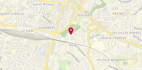 Plan de JEGOU Franck, 16 Rue de la Cote A Moussu, 22000 Saint-Brieuc