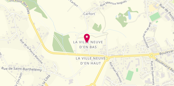 Plan de Lavelec Lavault, 10 Chemin Ville Neuve, 22000 Saint-Brieuc