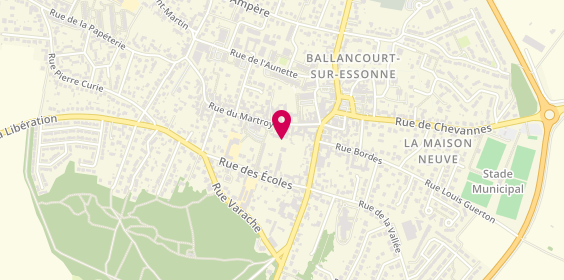 Plan de AMS, 15 Rue du Martroy, 91610 Ballancourt-sur-Essonne