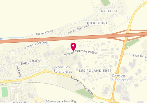 Plan de Plihon le Mauff, Rue de L&#039;Armee Patton, 35120 Dol-de-Bretagne