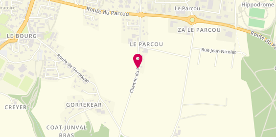 Plan de Kerno Elec, Le Parcou, 29260 Ploudaniel