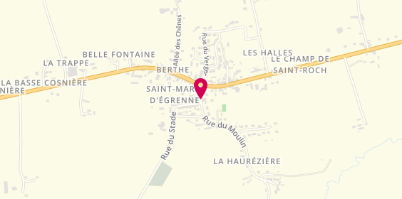 Plan de Ouest-Lavage, 9 Rue du Moulin, 61350 Saint-Mars-d'Égrenne