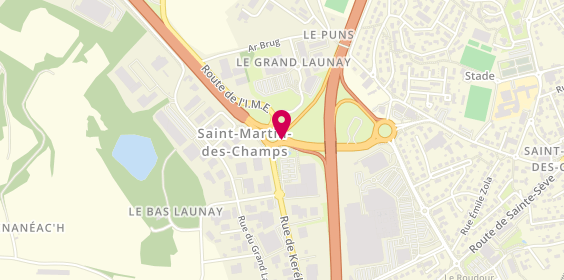 Plan de Societe Flux Electric Morlaisien, Zone Artisanale du Launay, 29600 Saint-Martin-des-Champs
